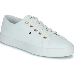Baskets Mode^Tommy Hilfiger - ESSENTIAL SNEAKER Blanc