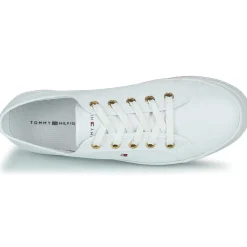 Baskets Mode^Tommy Hilfiger - ESSENTIAL SNEAKER Blanc
