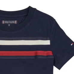 T-shirts & Polos^Tommy Hilfiger - GLOBAL STRIPE TEE S/S Marine