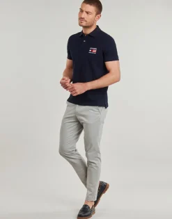 T-shirts & Polos^Tommy Hilfiger - HILFIGER FLAG REG POLO Marine