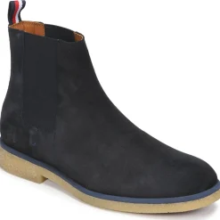 Bottines / Boots^Tommy Hilfiger - HILFIGER CREPE SUEDE CHELSEA Marine