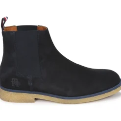 Bottines / Boots^Tommy Hilfiger - HILFIGER CREPE SUEDE CHELSEA Marine