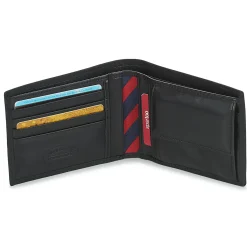 Portefeuilles / Porte-monnaie^Tommy Hilfiger - JOHNSON CC AND COIN POCKET Noir