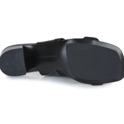Sandales Et Nu-pieds^Tommy Hilfiger - LEATHER Noir