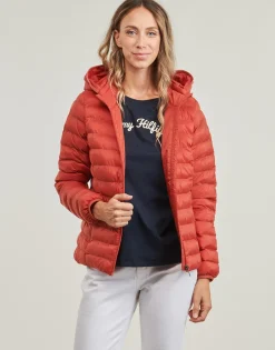 Manteaux^Tommy Hilfiger - LW PADDED GLOBAL STRIPE JACKET Rouge