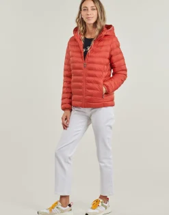 Manteaux^Tommy Hilfiger - LW PADDED GLOBAL STRIPE JACKET Rouge