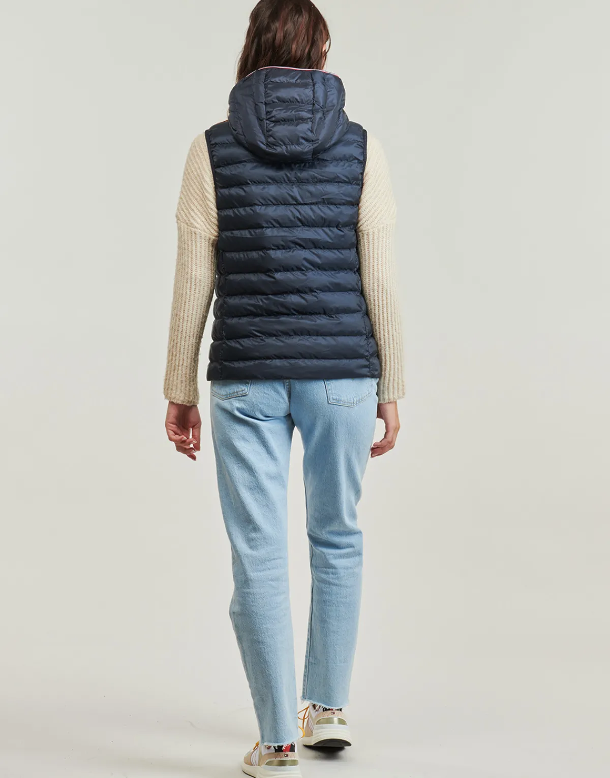 Manteaux^Tommy Hilfiger - LW PADDED GLOBAL STRIPE VEST Marine