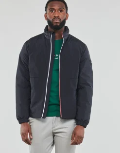 Manteaux^Tommy Hilfiger - MIX MEDIA STAND COLLAR JACKET Marine