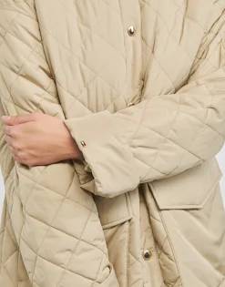 Manteaux^Tommy Hilfiger - QUILTED  SORONA SHORT SHACKET Beige