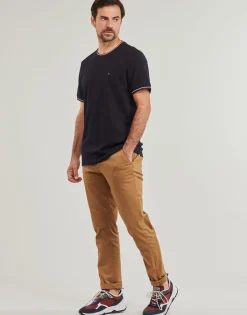 T-shirts & Polos^Tommy Hilfiger - RWB TIPPED COLLAR TEE Marine
