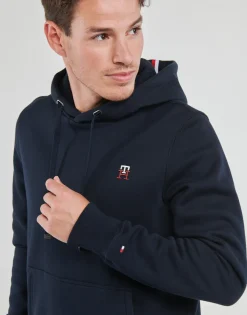 Sweats & Polaires^Tommy Hilfiger - SMALL IMD HOODY Marine
