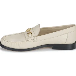 Mocassins & Chaussures Bateau^Tommy Hilfiger - SOFT LEATHER HORSEBIT LOAFER Blanc