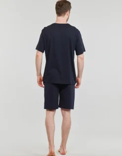 T-shirts & Polos^Tommy Hilfiger - SS TEE LOGO Marine