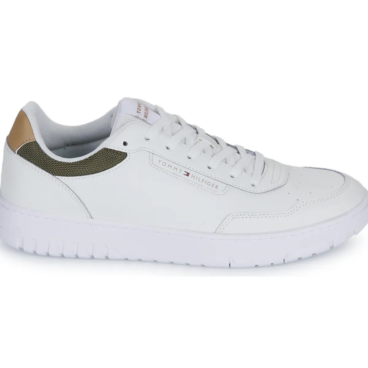 Baskets Mode^Tommy Hilfiger - TH BASKET CORE LITE LTH Blanc