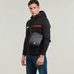 Pochettes / Sacoches^Tommy Hilfiger - TH BUSINESS MINI REPORTER Noir