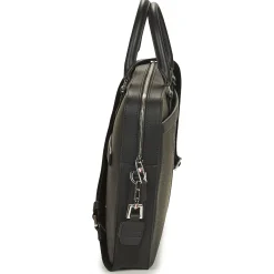 Porte-documents / Serviettes^Tommy Hilfiger - TH COATED CANVAS COMPUTER BAG Noir