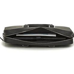 Porte-documents / Serviettes^Tommy Hilfiger - TH COATED CANVAS COMPUTER BAG Noir
