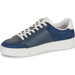 Baskets Mode^Tommy Hilfiger - TH COURT MIX LTH NUBUCK Marine