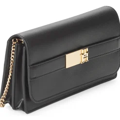 Besaces / Sacs Bandoulière^Tommy Hilfiger - TH HERITAGE LRG FLAG W/CHAIN Noir
