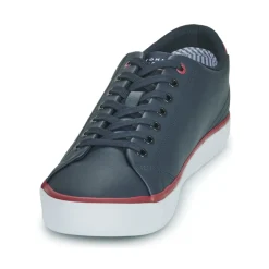 Baskets Mode^Tommy Hilfiger - TH HI VULC CORE LOW LEATHER Marine