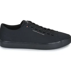 Baskets Mode^Tommy Hilfiger - TH HI VULC LOW CORE CANVAS Noir