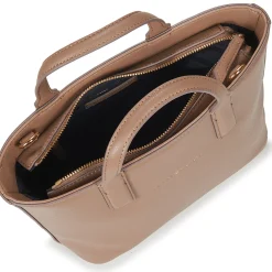 Sacs À Main^Tommy Hilfiger - TH LOGOTAPE MINI TOTE Marron
