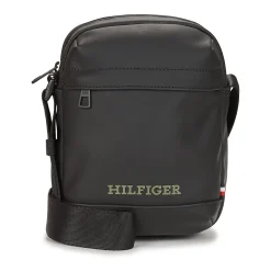Pochettes / Sacoches^Tommy Hilfiger - TH MONOTYPE PU MINI REPORTER Noir