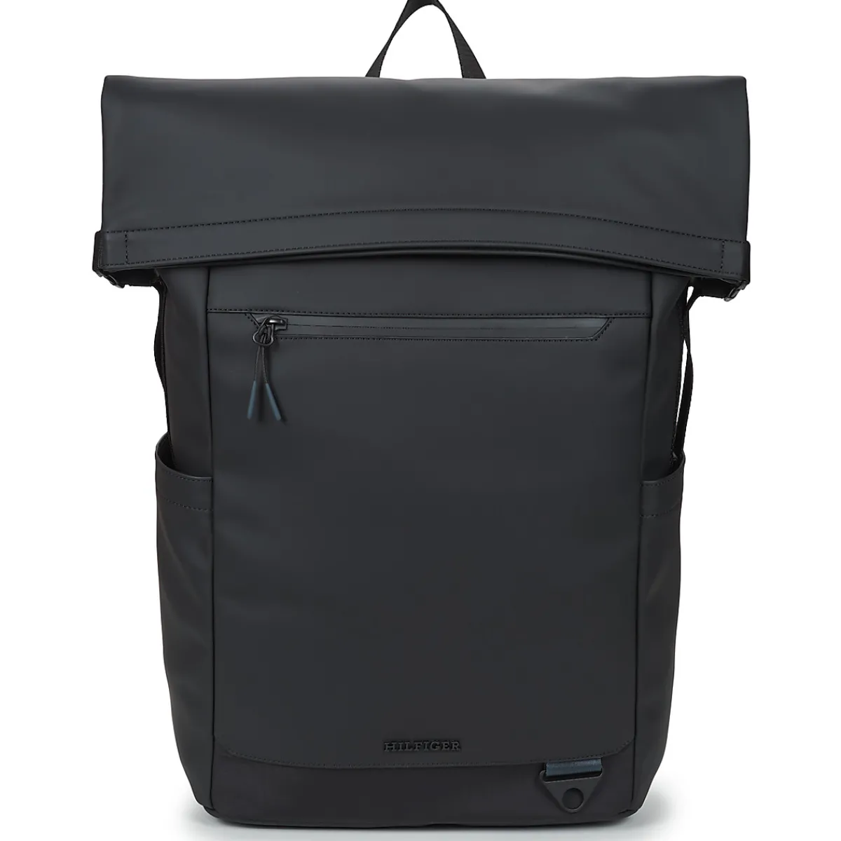 Sacs À Dos^Tommy Hilfiger - TH SEASONAL ROLLTOP BACKPACK Noir