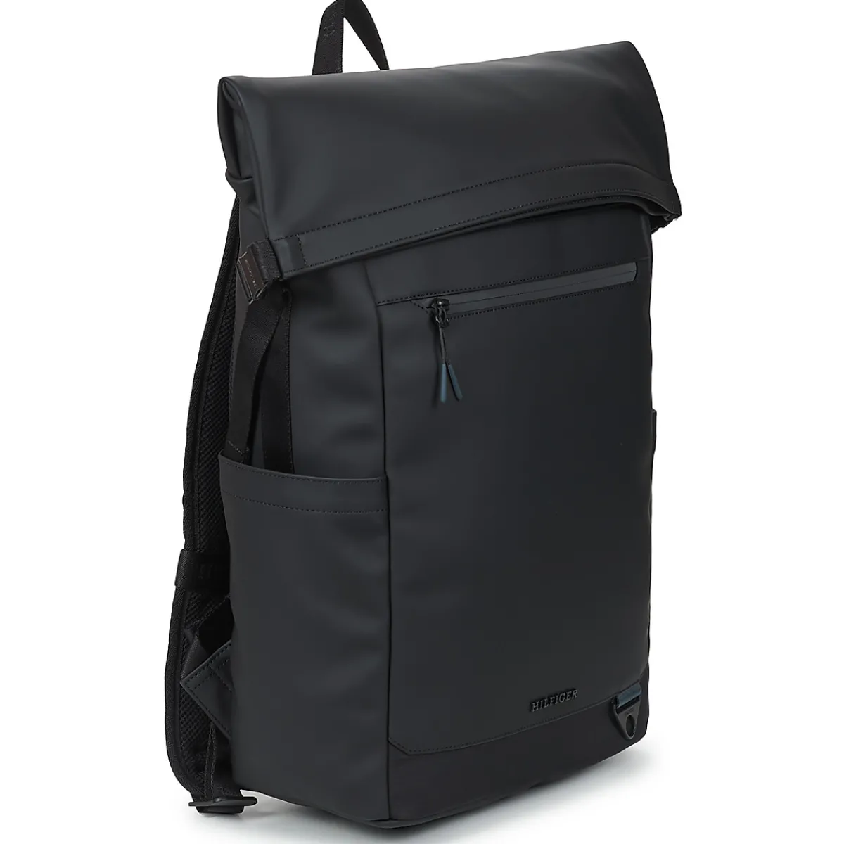 Sacs À Dos^Tommy Hilfiger - TH SEASONAL ROLLTOP BACKPACK Noir