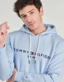 Sweats & Polaires^Tommy Hilfiger - TOMMY LOGO HOODY Bleu