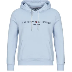 Sweats & Polaires^Tommy Hilfiger - TOMMY LOGO HOODY Bleu