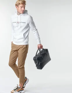 Sweats & Polaires^Tommy Hilfiger - TOMMY LOGO HOODY Blanc