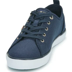 Baskets Mode^Tommy Hilfiger - VULC CANVAS SNEAKER Marine
