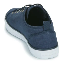Baskets Mode^Tommy Hilfiger - VULC CANVAS SNEAKER Marine