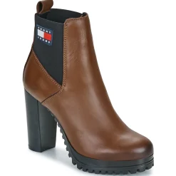 Bottines / Boots^Tommy Jeans - ESSENTIALS HIGH HEEL Marron