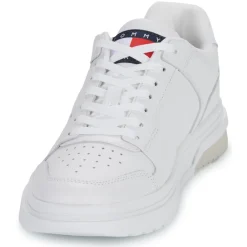 Baskets Mode^Tommy Jeans - THE BROOKLYN LEATHER Blanc
