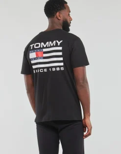 T-shirts & Polos^Tommy Jeans - TJM CLSC RWB BACK LOGO TEE Noir