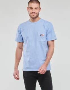 T-shirts & Polos^Tommy Jeans - TJM CLSC TIMELESS TOMMY TEE Bleuciel