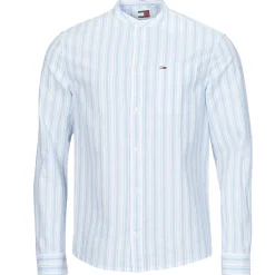 Chemises^Tommy Jeans - TJM MAO STRIPE LINEN BLEND SHIRT
