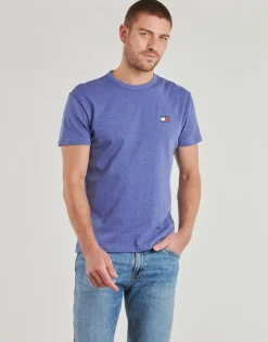 T-shirts & Polos^Tommy Jeans - TJM REG BADGE TEE EXT Bleu