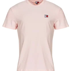 T-shirts & Polos^Tommy Jeans - TJM REG BADGE TEE EXT Rose