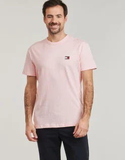 T-shirts & Polos^Tommy Jeans - TJM REG BADGE TEE EXT Rose