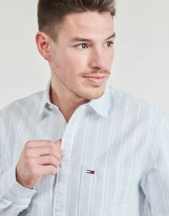 Chemises^Tommy Jeans - TJM REG OXFORD STRIPESHIRT