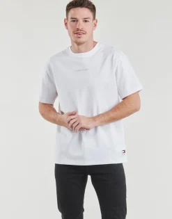 T-shirts & Polos^Tommy Jeans - TJM REG S NEW CLASSICS TEE EXT Blanc