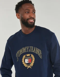 Sweats & Polaires^Tommy Jeans - TJM REG TJ PREP CREST CREW Marine