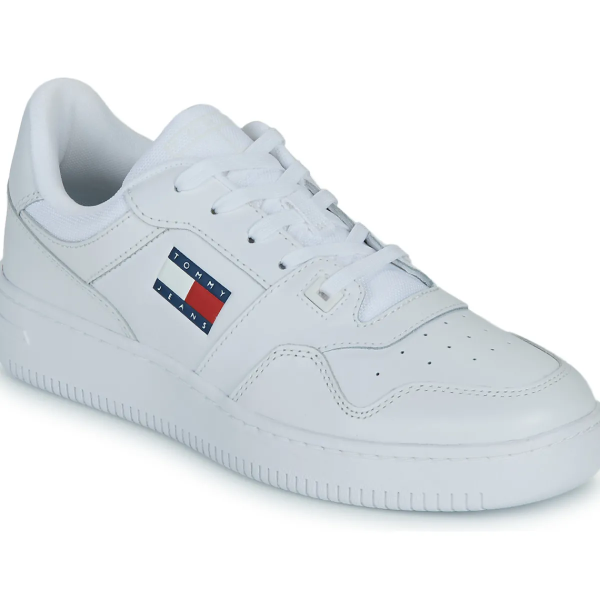 Baskets Mode^Tommy Jeans - TJM RETRO BASKET ESS Blanc