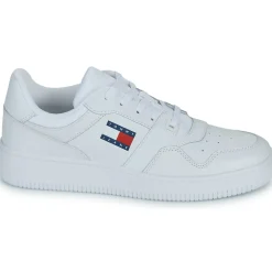 Baskets Mode^Tommy Jeans - TJM RETRO BASKET ESS Blanc