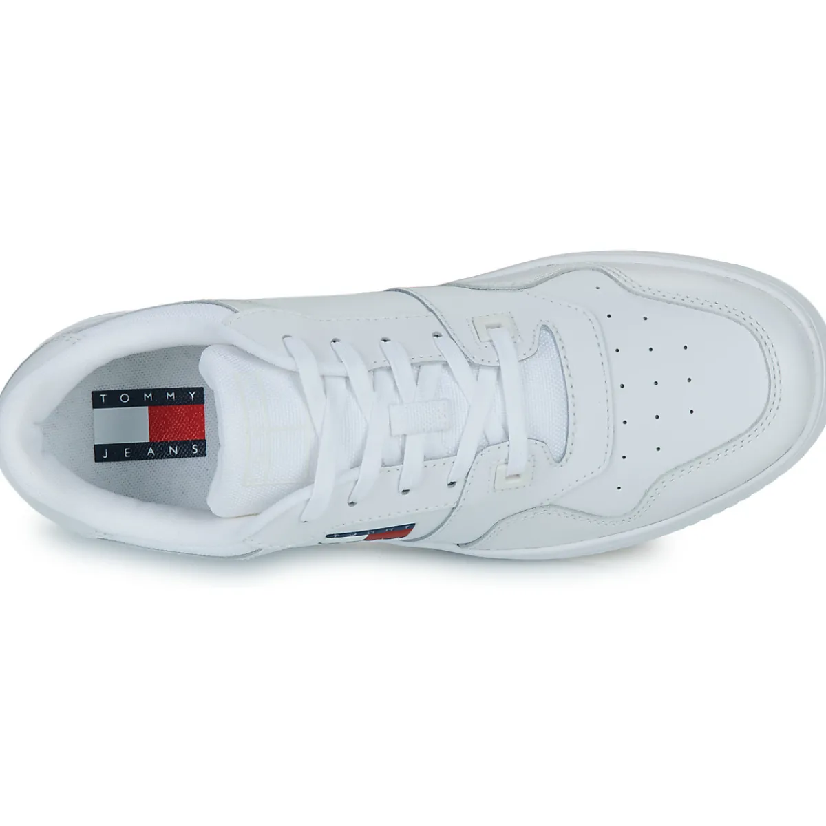 Baskets Mode^Tommy Jeans - TJM RETRO BASKET ESS Blanc