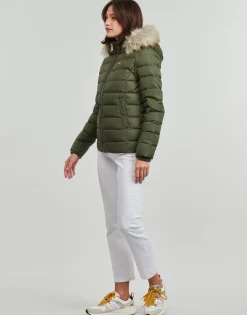 Manteaux^Tommy Jeans - TJW BASIC HOODED DOWN JACKET EXT Kaki