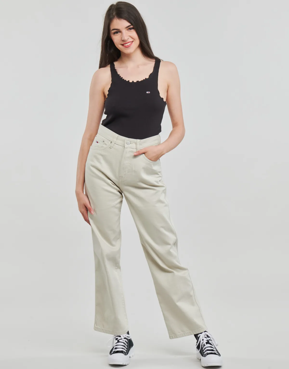 Jeans^Tommy Jeans - TJW BETSY MID RISE LOOSE Beige